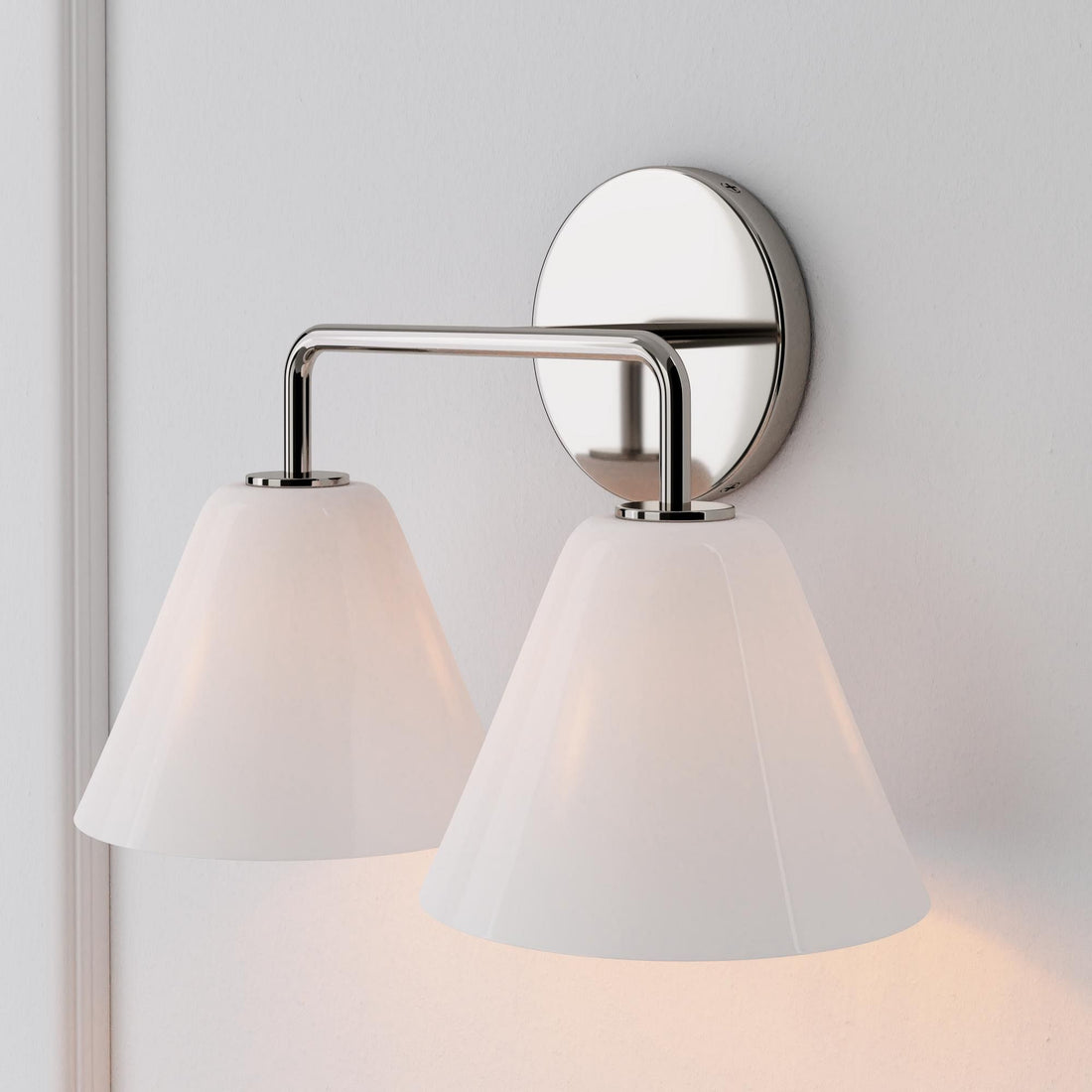Applique murale Conica Cone - Éclairage moderne en verre à 1, 2 ou 3 lumières