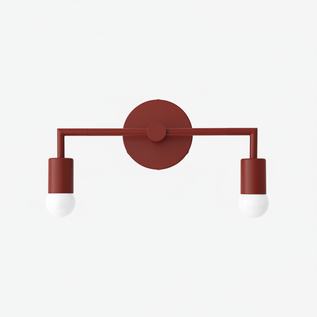 Mobilux Line Colorful Vanity Light - Modern Powder Coated Bathroom Sconce Fixture