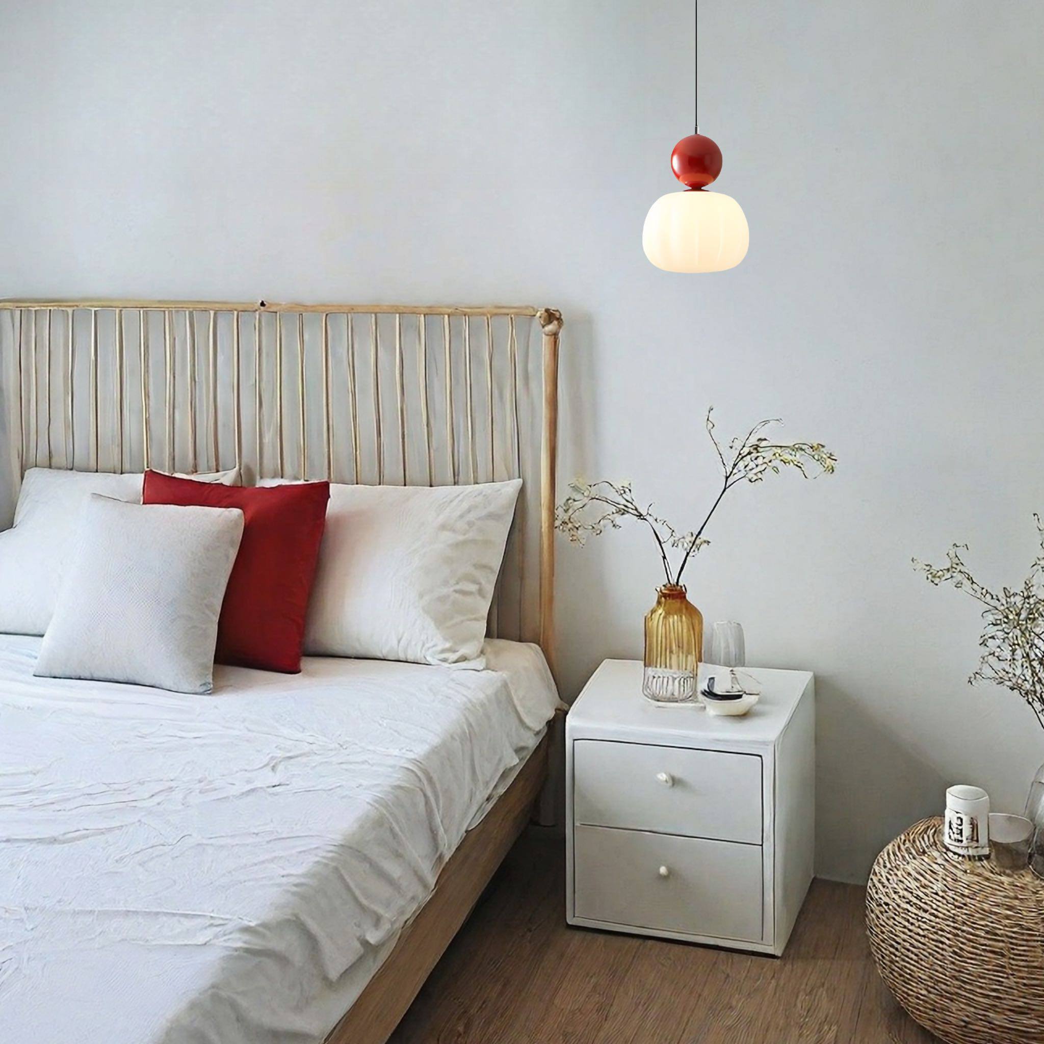 Candy Shape Pendant Lamp – Modern Cream Art Deco Hanging Light