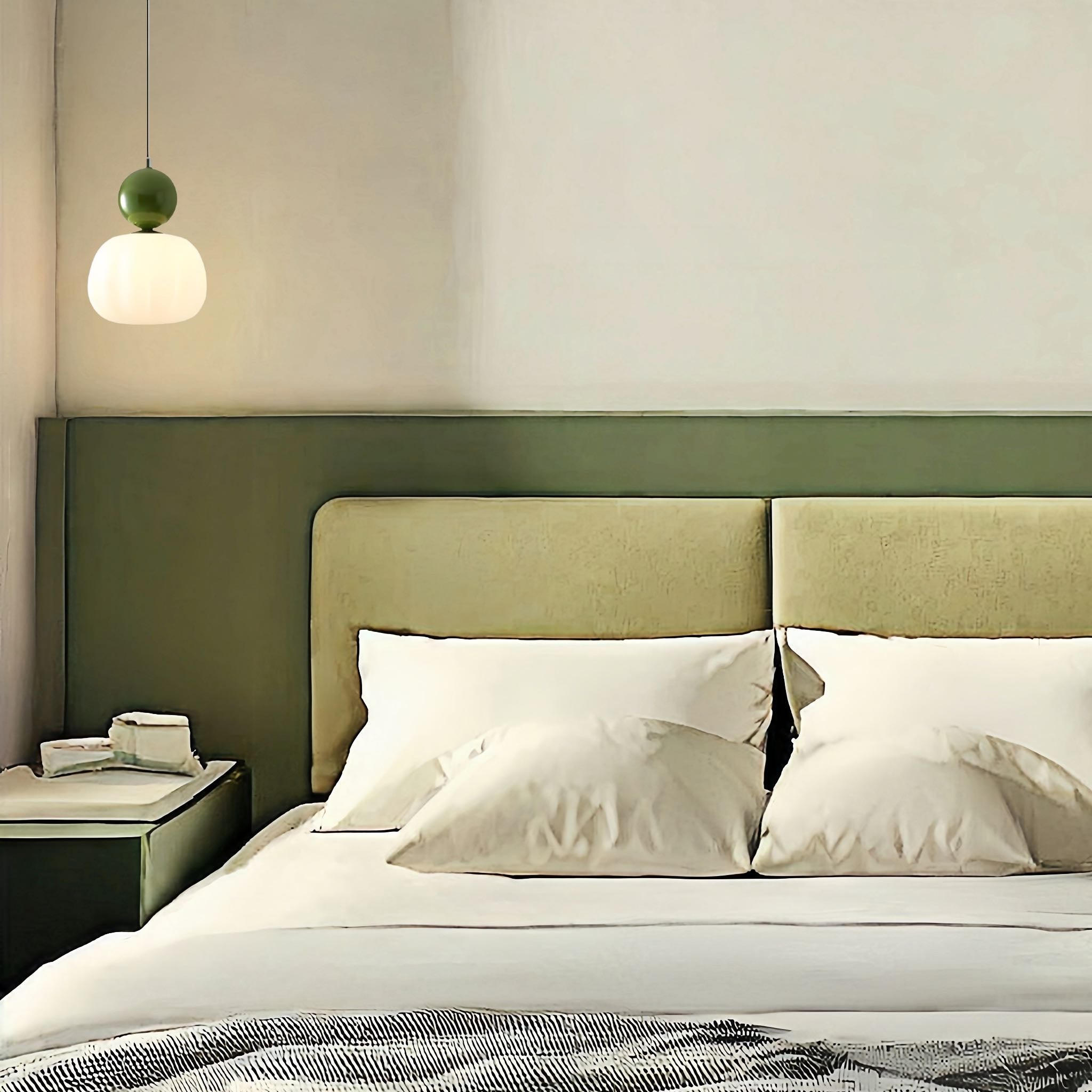 Candy Shape Pendant Lamp – Modern Cream Art Deco Hanging Light