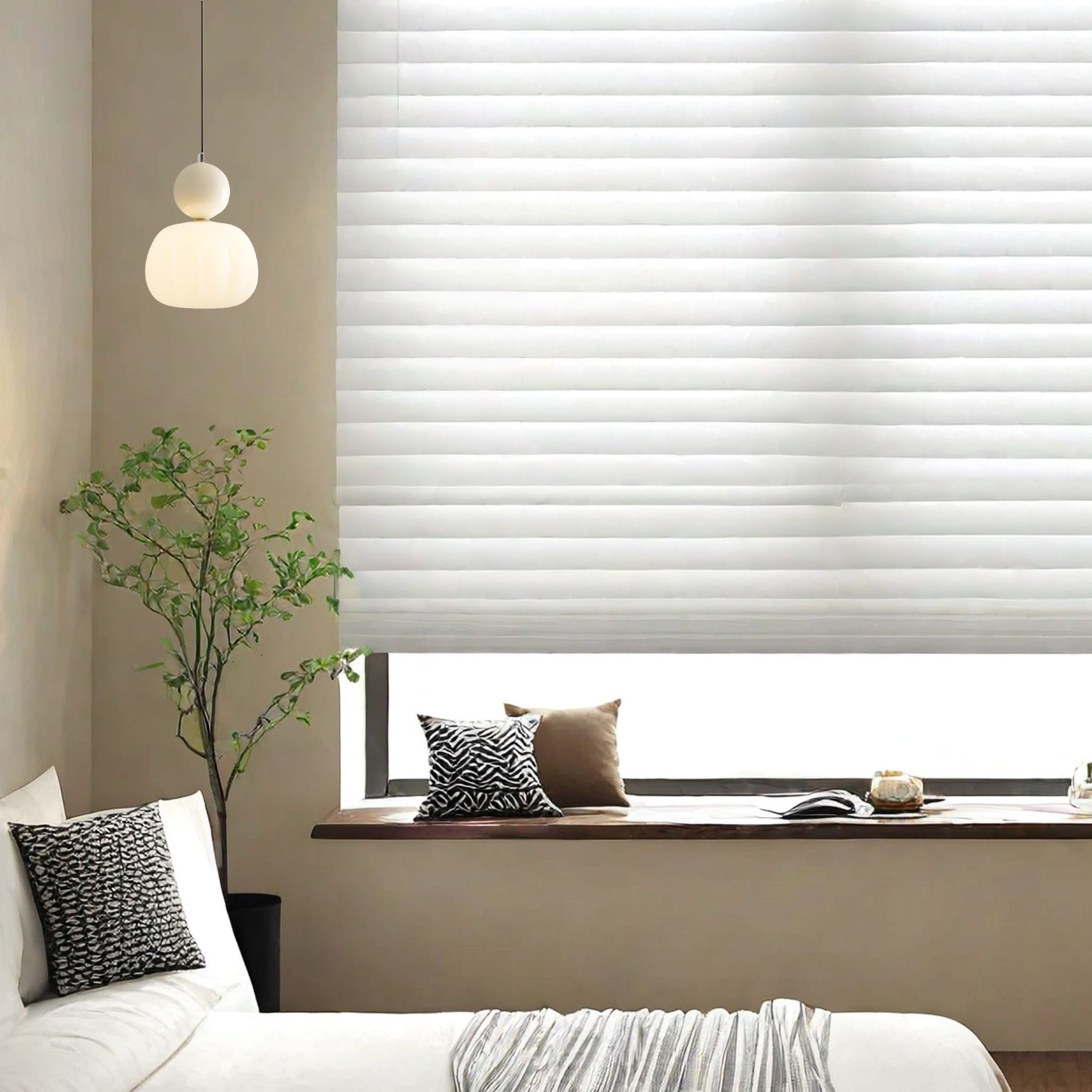 Candy Shape Pendant Lamp – Modern Cream Art Deco Hanging Light