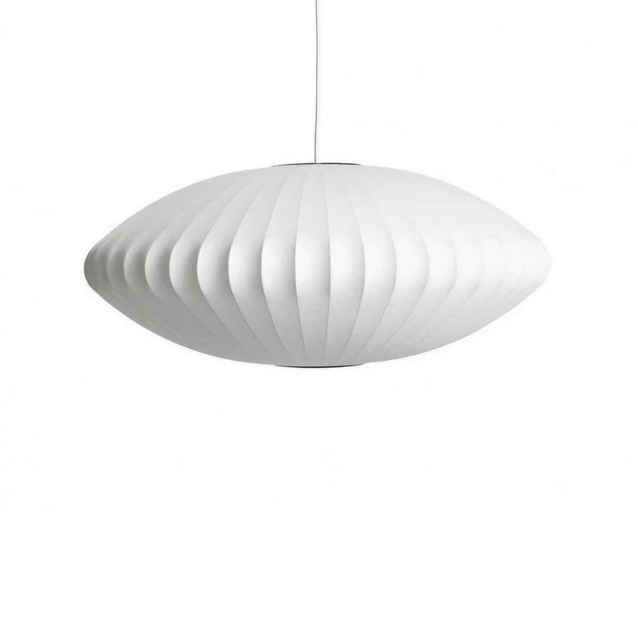 Suspension Nelson Bubble - Design emblématique avec abat-jour en soie