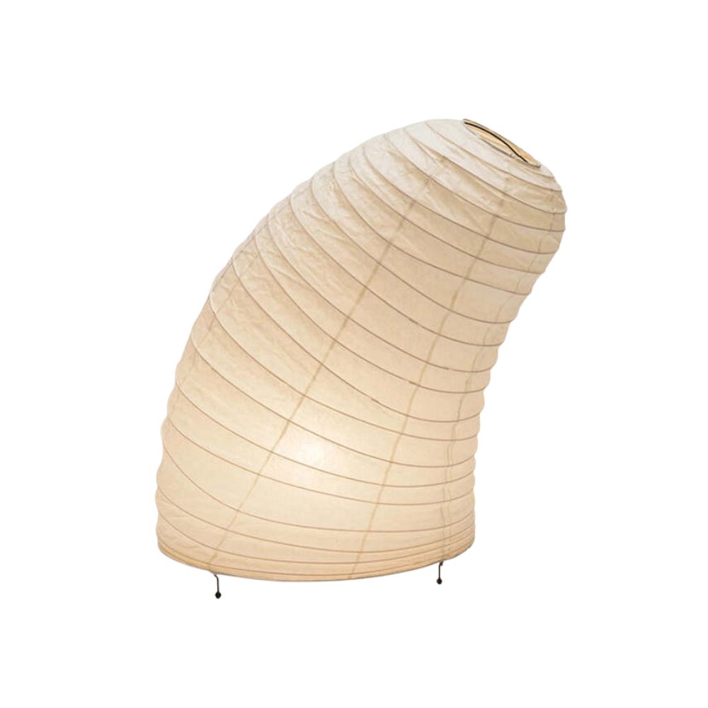 Lantern Rice Paper Table Lamp - Minimalist Washi Shade Bedside Light