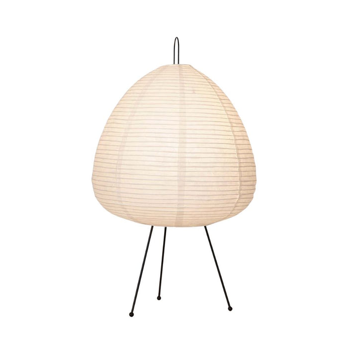 Lantern Rice Paper Table Lamp - Minimalist Washi Shade Bedside Light