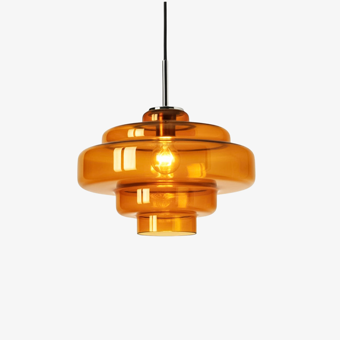 Koloro Millie Glass Pendant Light - Retro Style with Modern Elegance