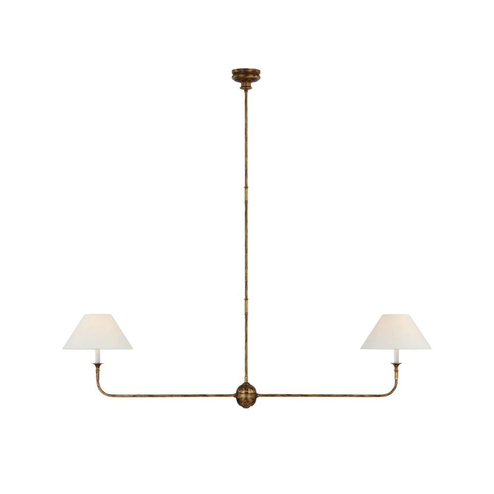 Lustre en tissu - Lustre en métal pour le confort visuel du salon