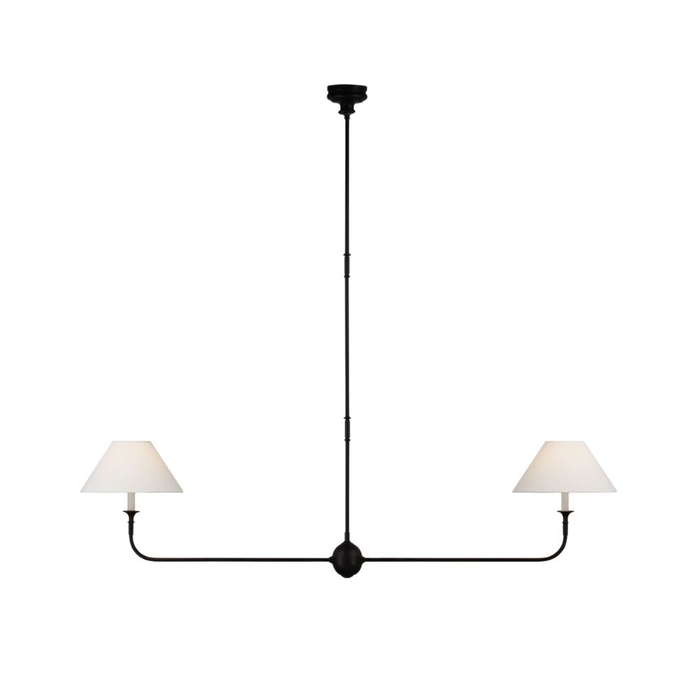 Lustre en tissu - Lustre en métal pour le confort visuel du salon