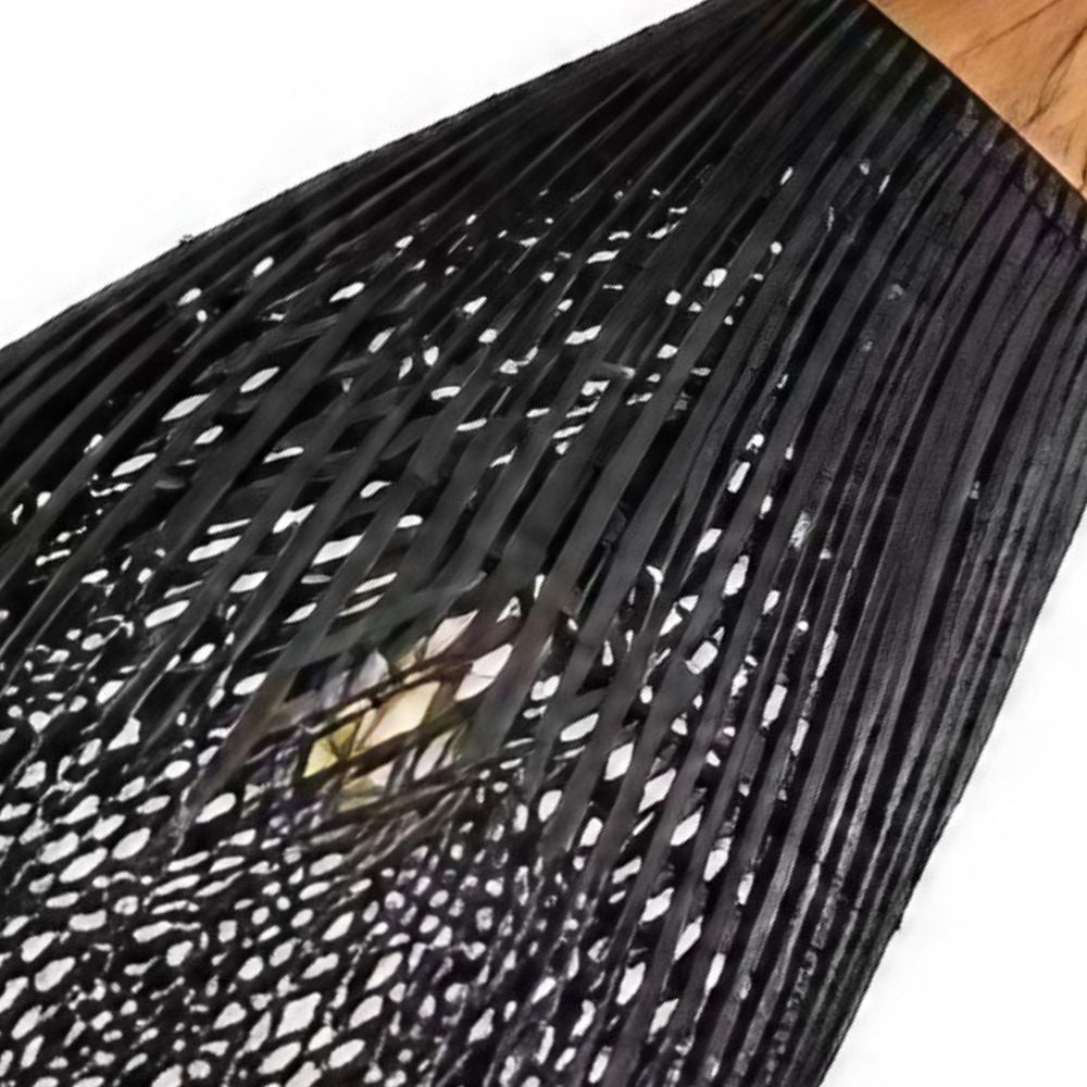 Outdoor Rattan Pendant light - Boho Braided Shade Fixture