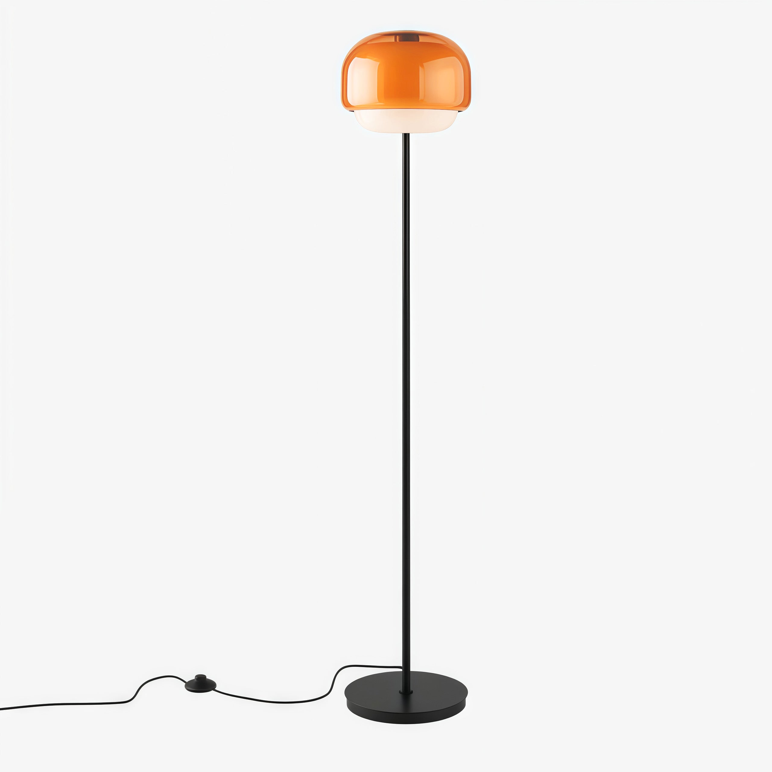Clinco Modern Mushroom Floor Lamp - Colored Glass Design
