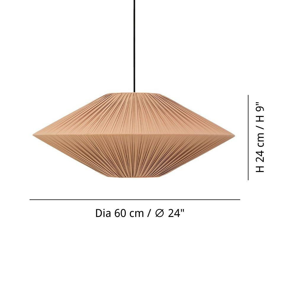 White Fabric Pendant Light - Elegant White Shade Illumination