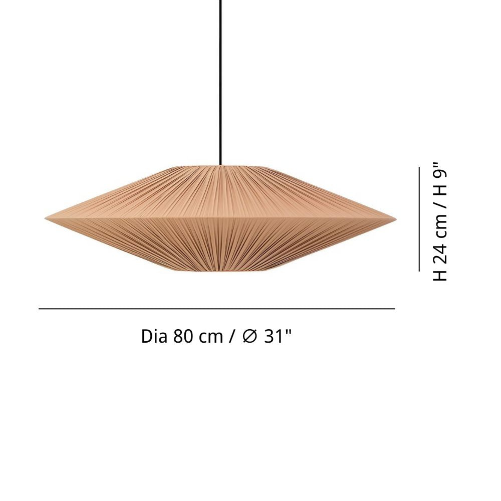 White Fabric Pendant Light - Elegant White Shade Illumination