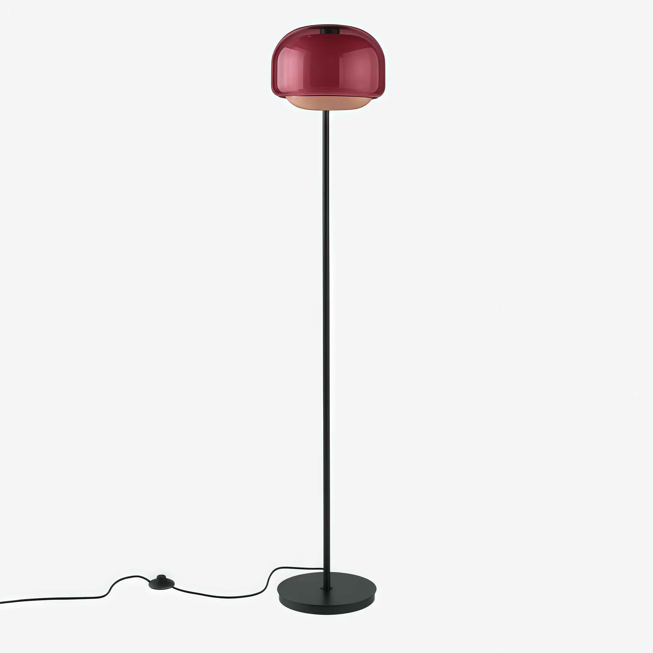 Clinco Modern Mushroom Floor Lamp - Colored Glass Design