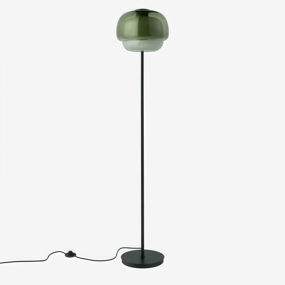 Clinco Modern Mushroom Floor Lamp - Colored Glass Design