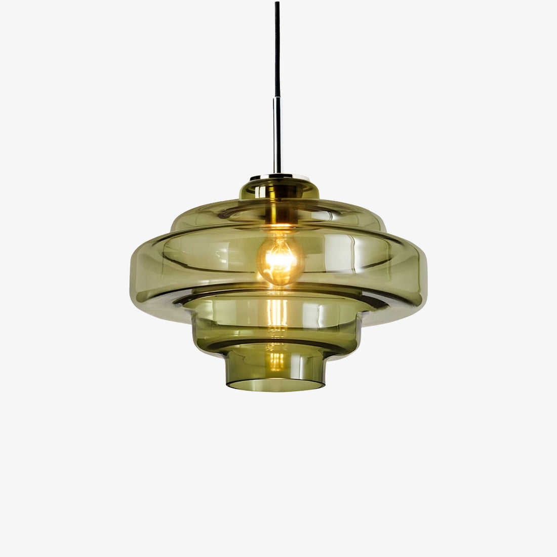 Koloro Millie Glass Pendant Light - Retro Style with Modern Elegance