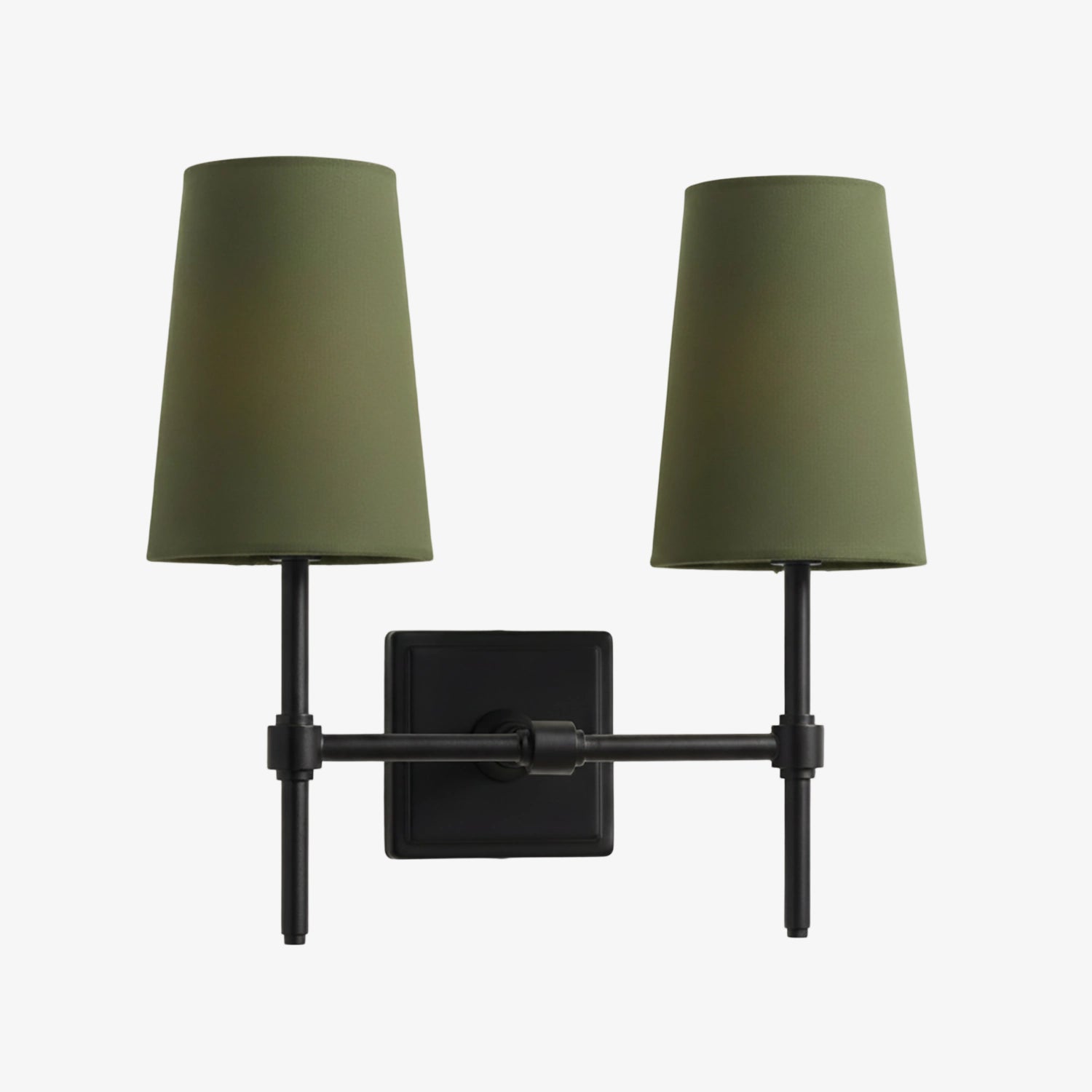 Derlina Multi-Head Wall Lamp - Retro Metal Linen Sconce for Bedroom