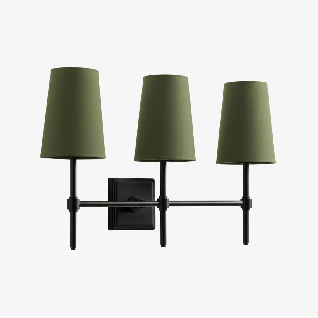 Derlina Multi-Head Wall Lamp - Retro Metal Linen Sconce for Bedroom