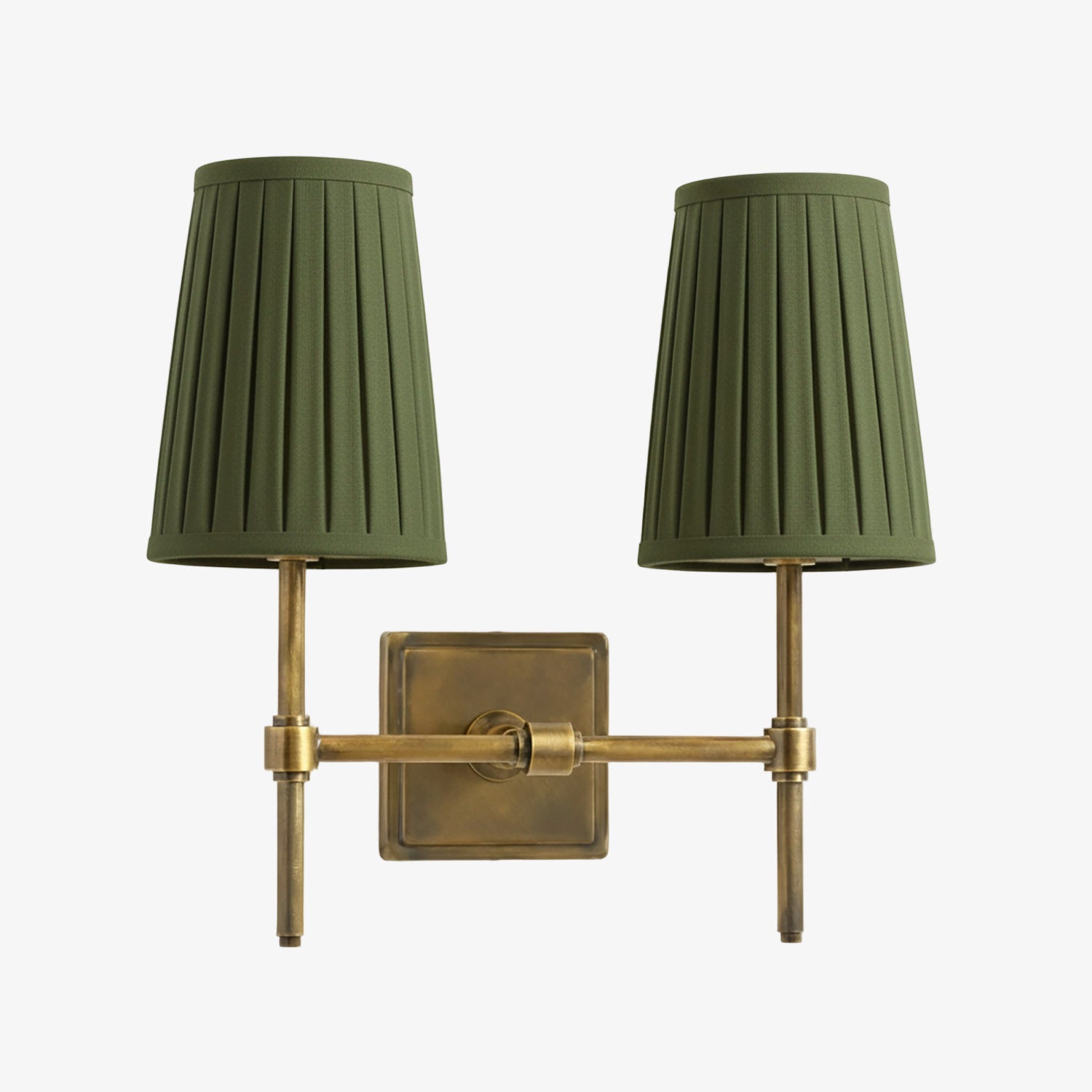 Derlina Multi-Head Wall Lamp - Retro Metal Linen Sconce for Bedroom