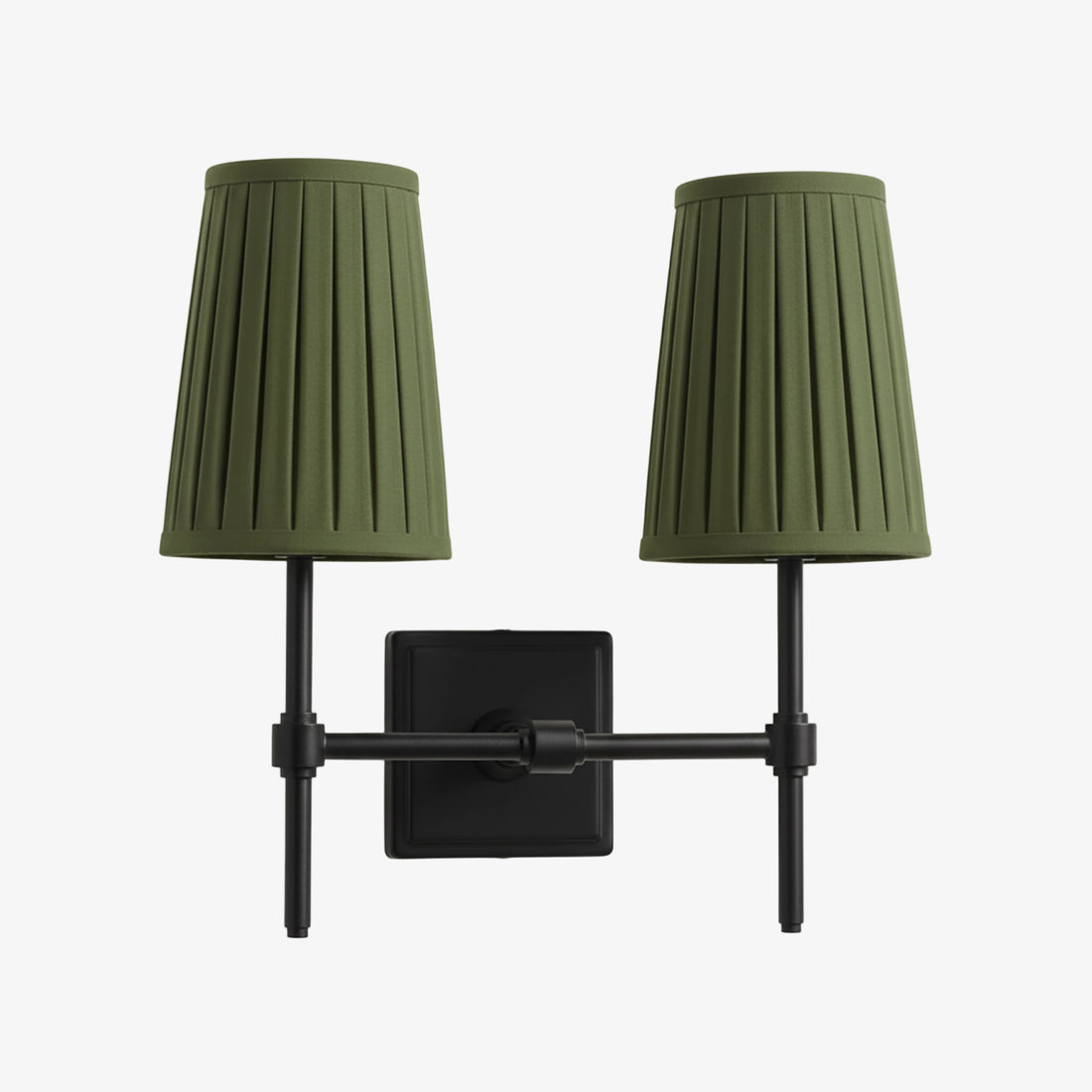 Derlina Multi-Head Wall Lamp - Retro Metal Linen Sconce for Bedroom