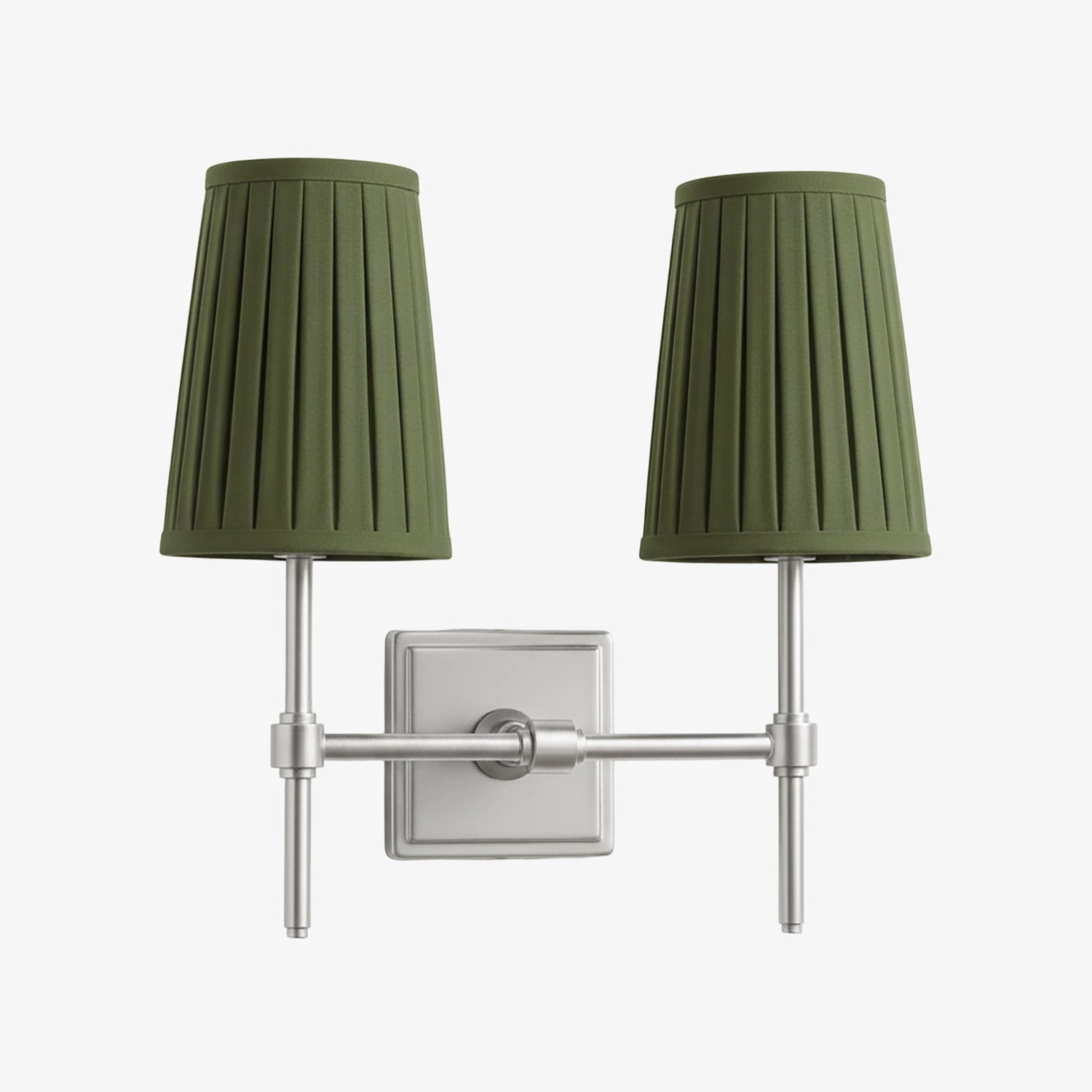 Derlina Multi-Head Wall Lamp - Retro Metal Linen Sconce for Bedroom