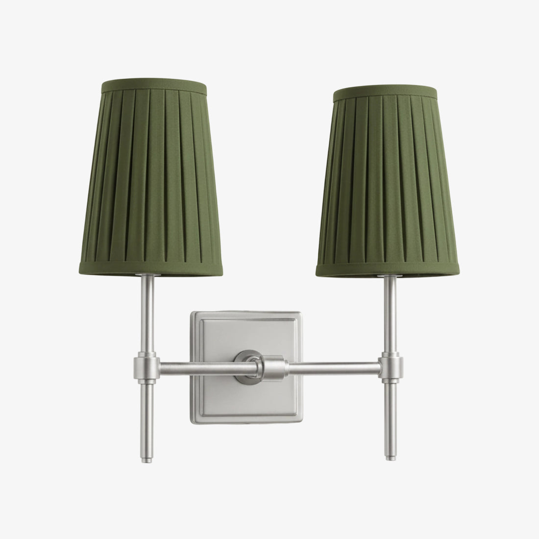 Derlina Multi-Head Wall Lamp - Retro Metal Linen Sconce for Bedroom