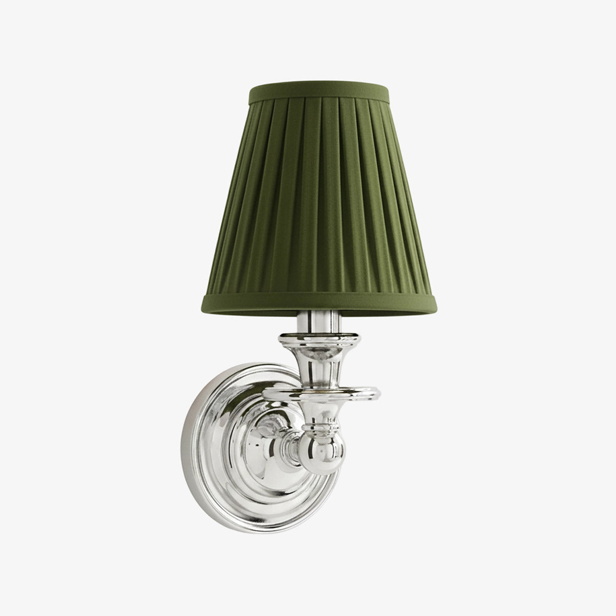 Kalvora Fabric Wall Sconce - Modern Chrome Lamp for Hallway & Bedroom