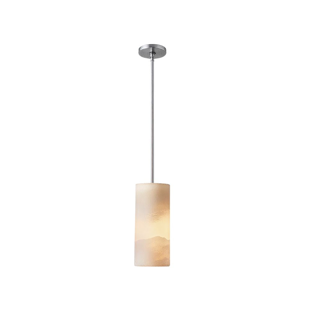 Luxury Alabaster Pendant Light - Cylindrical Pendant Lamp for Bathroom