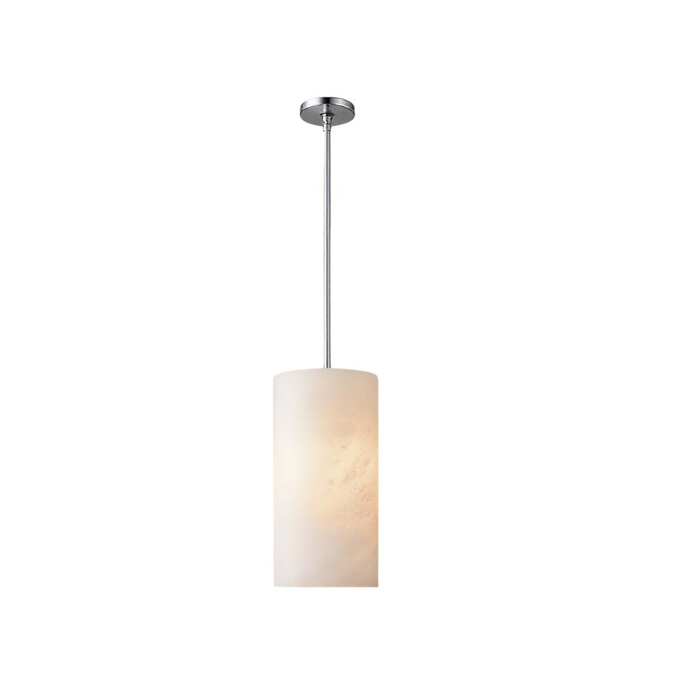 Luxury Alabaster Pendant Light - Cylindrical Pendant Lamp for Bathroom