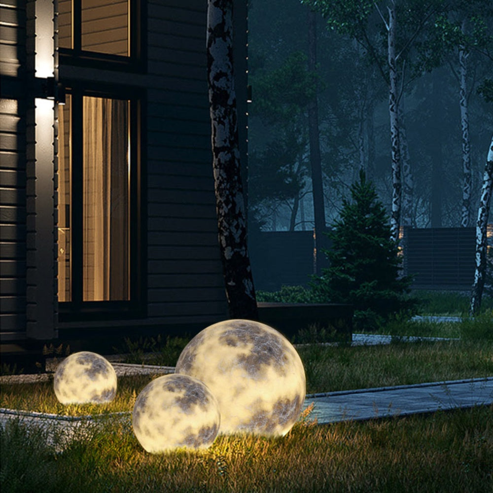 Waterproof Garden Post Light - Decorative Round Outdoor Lamp