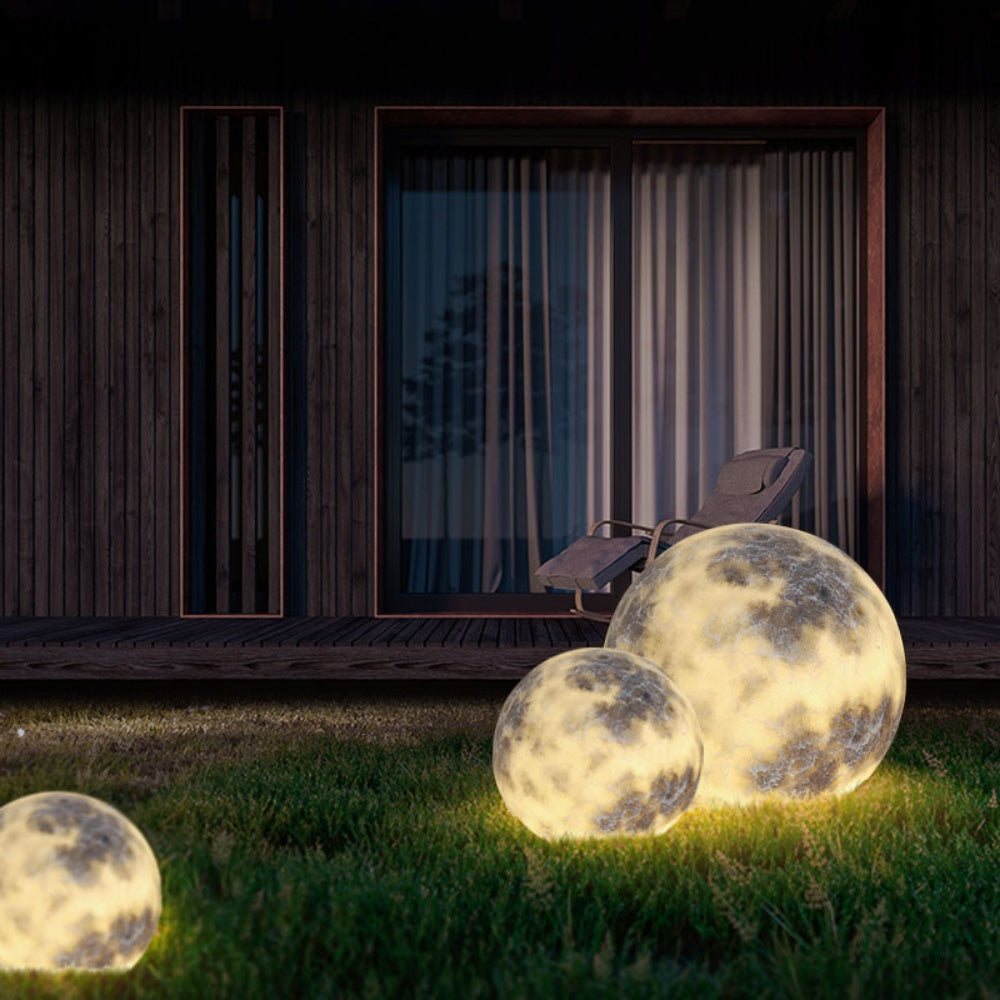 Waterproof Garden Post Light - Decorative Round Outdoor Lamp