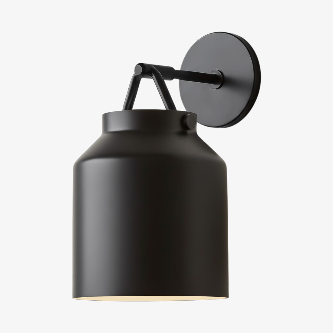 Applique murale minimaliste moderne en laiton et verre Hanton – Résistante à l'humidité pour salle de bain