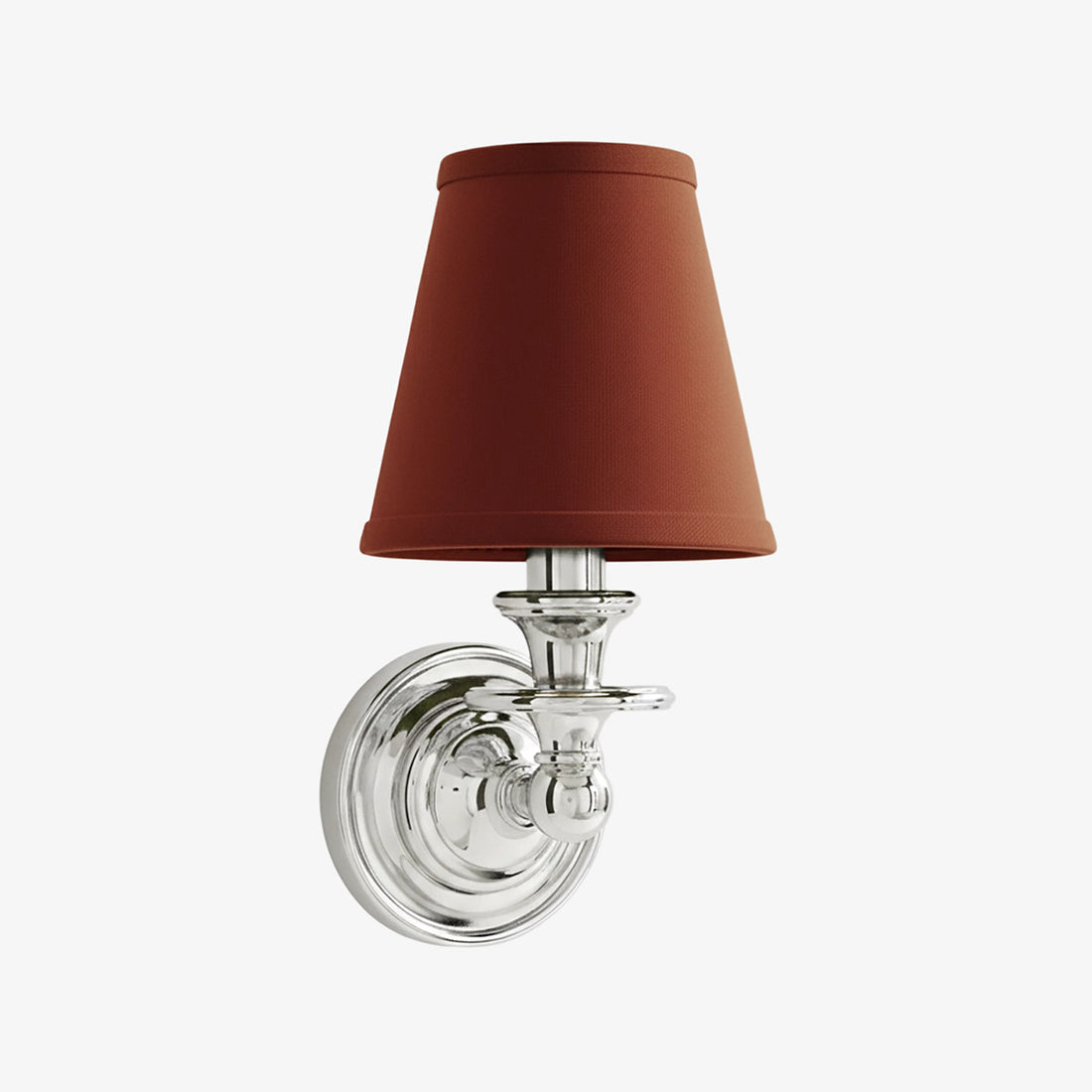 Kalvora Fabric Wall Sconce - Modern Chrome Lamp for Hallway & Bedroom