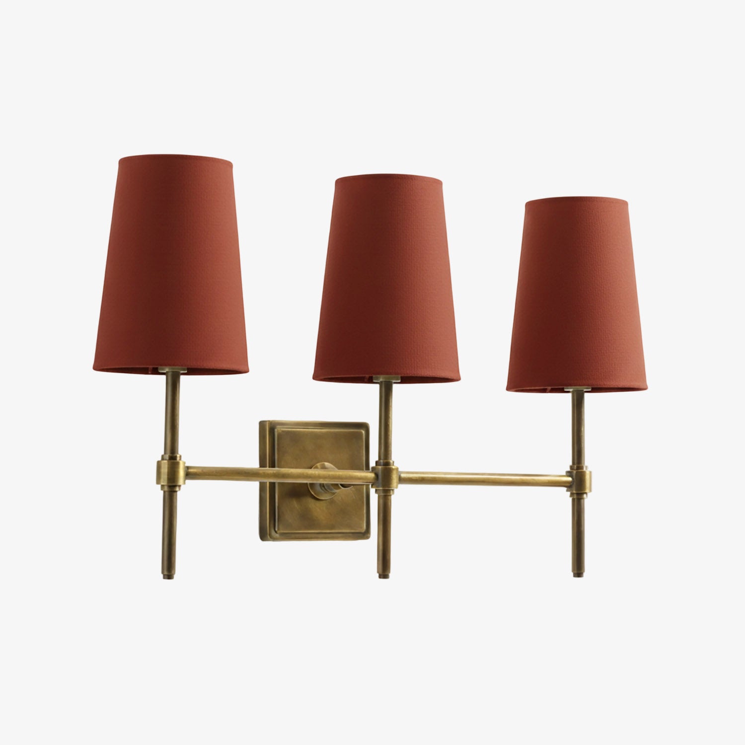 Derlina Multi-Head Wall Lamp - Retro Metal Linen Sconce for Bedroom