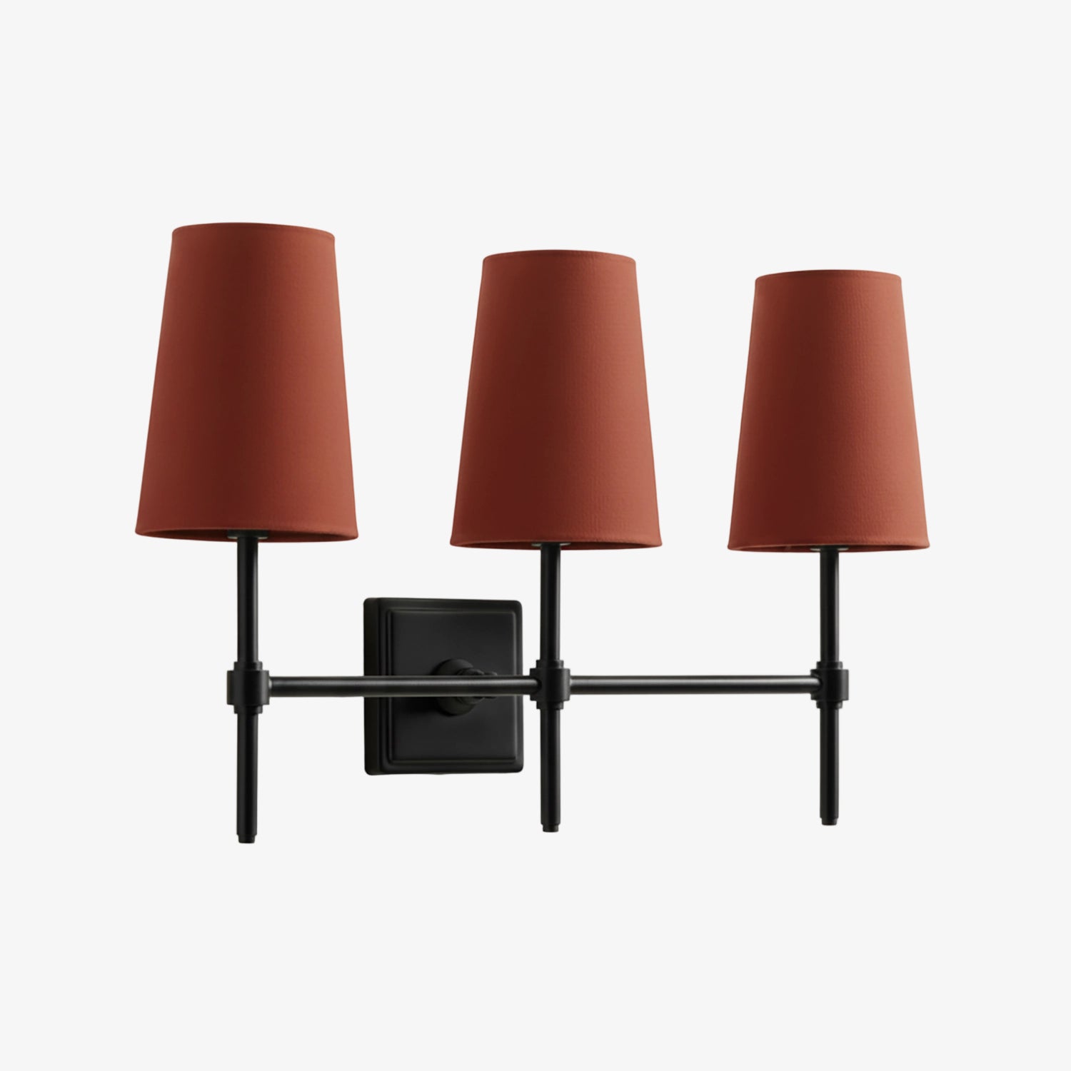 Derlina Multi-Head Wall Lamp - Retro Metal Linen Sconce for Bedroom