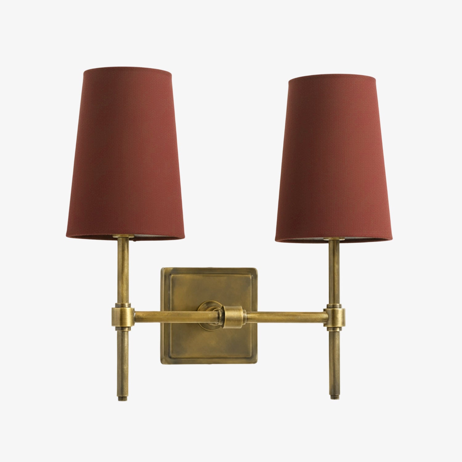 Derlina Multi-Head Wall Lamp - Retro Metal Linen Sconce for Bedroom