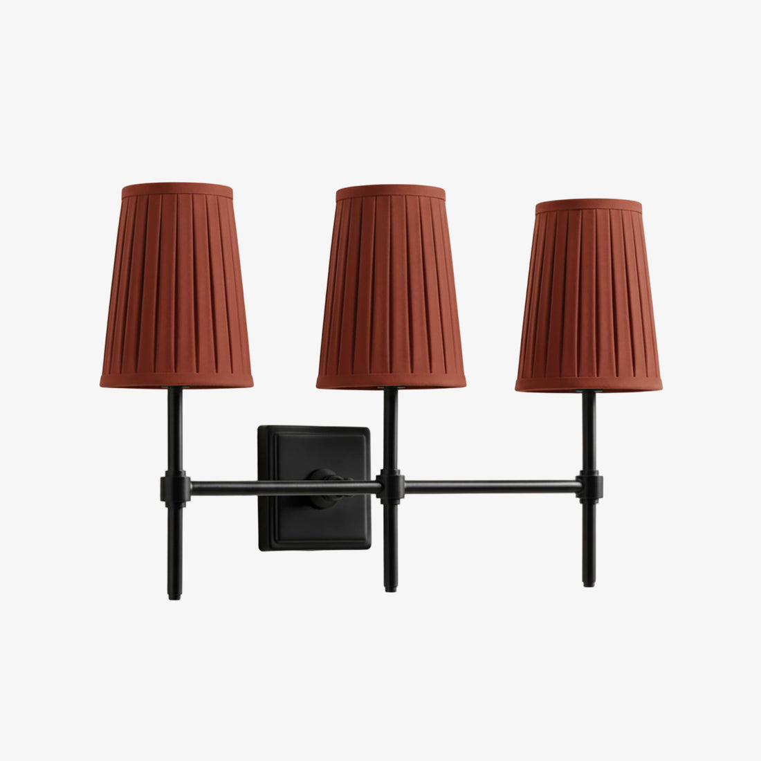 Derlina Multi-Head Wall Lamp - Retro Metal Linen Sconce for Bedroom