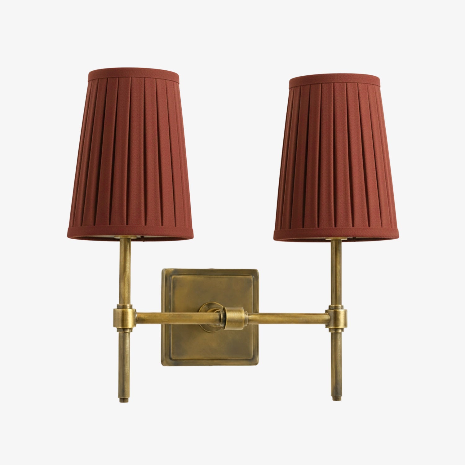 Derlina Multi-Head Wall Lamp - Retro Metal Linen Sconce for Bedroom