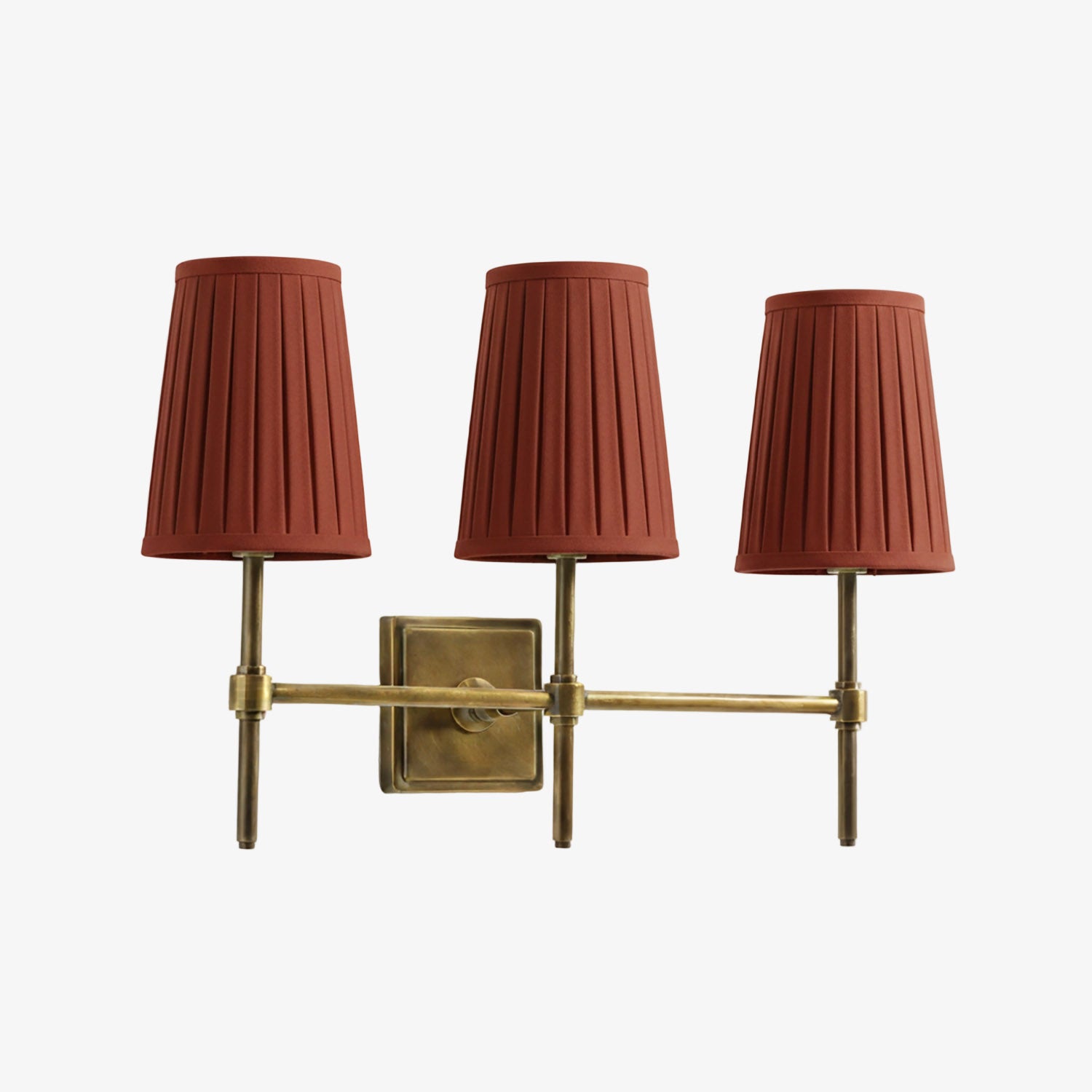 Derlina Multi-Head Wall Lamp - Retro Metal Linen Sconce for Bedroom