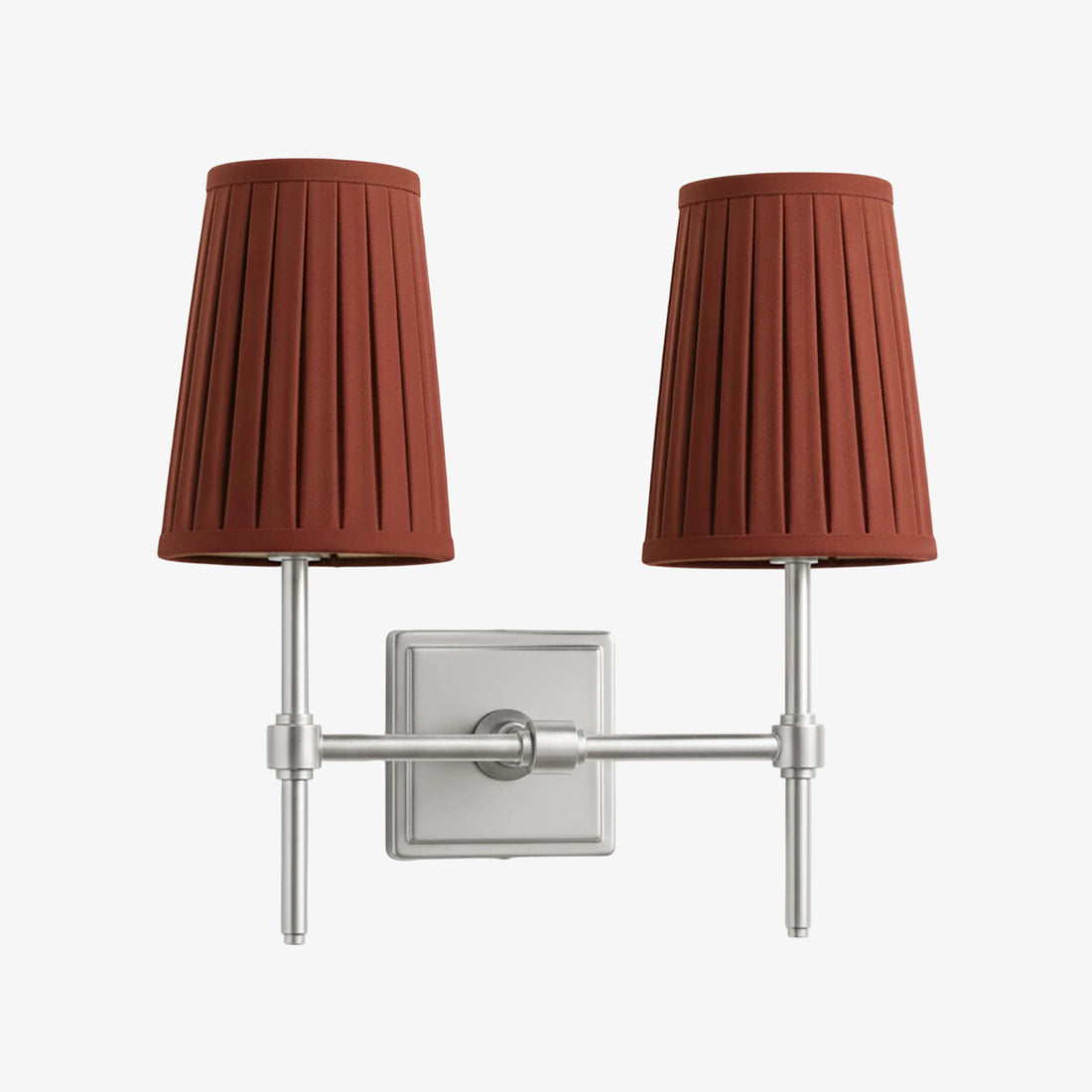 Derlina Multi-Head Wall Lamp - Retro Metal Linen Sconce for Bedroom