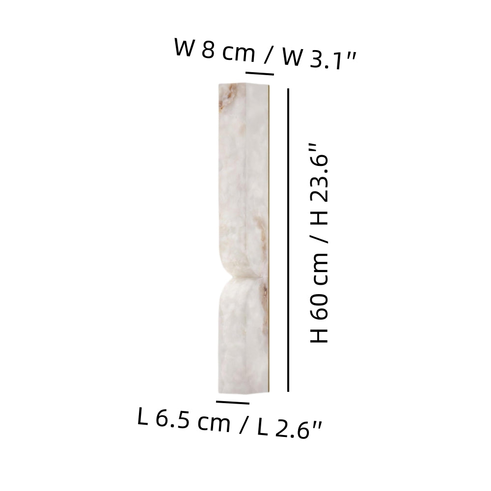 Alabaster Wall Sconce - Premium Stone Wall Light