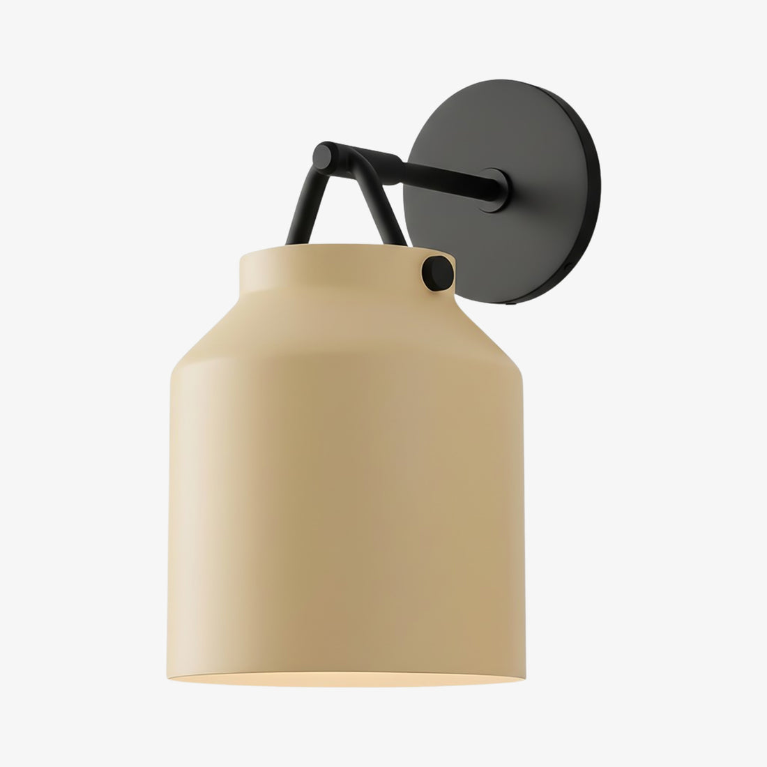 Applique murale minimaliste moderne en laiton et verre Hanton – Résistante à l'humidité pour salle de bain