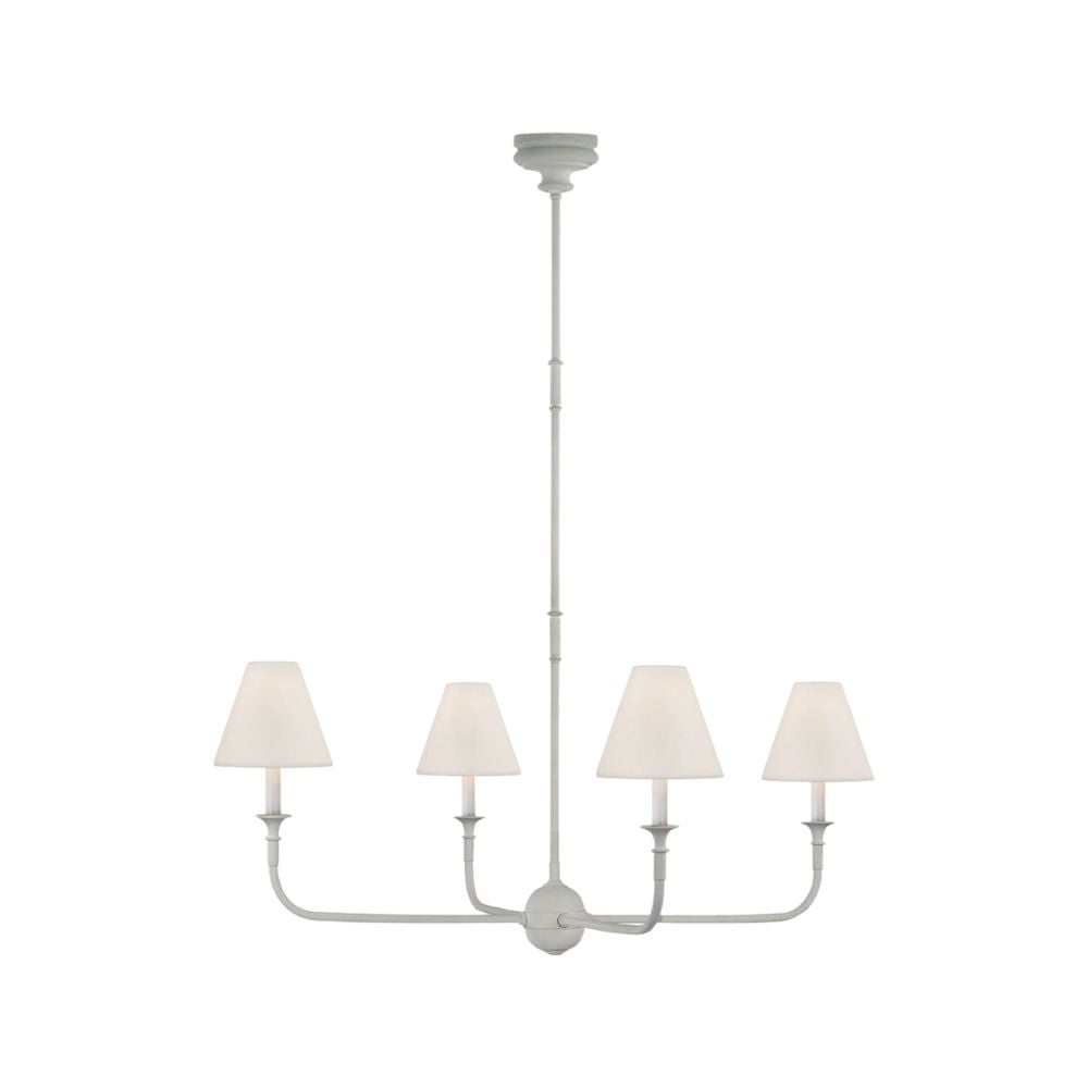 Lustre en tissu - Lustre en métal pour le confort visuel du salon