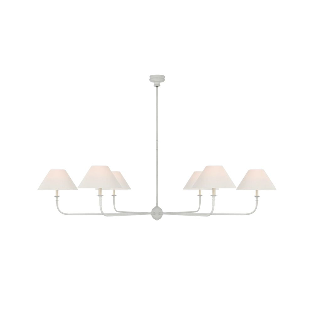 Lustre en tissu - Lustre en métal pour le confort visuel du salon