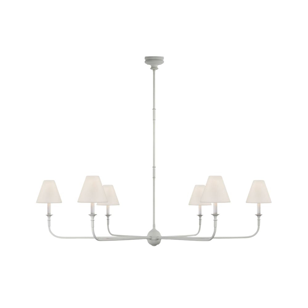 Lustre en tissu - Lustre en métal pour le confort visuel du salon