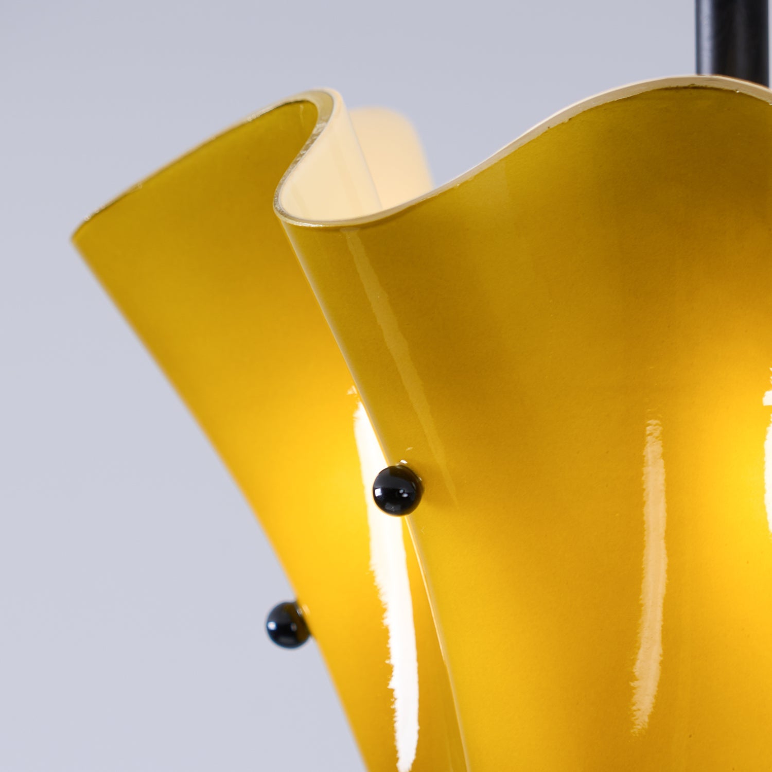 Bellina Decorative Glass Ceiling Light - Modern Sculptural Flush Mount