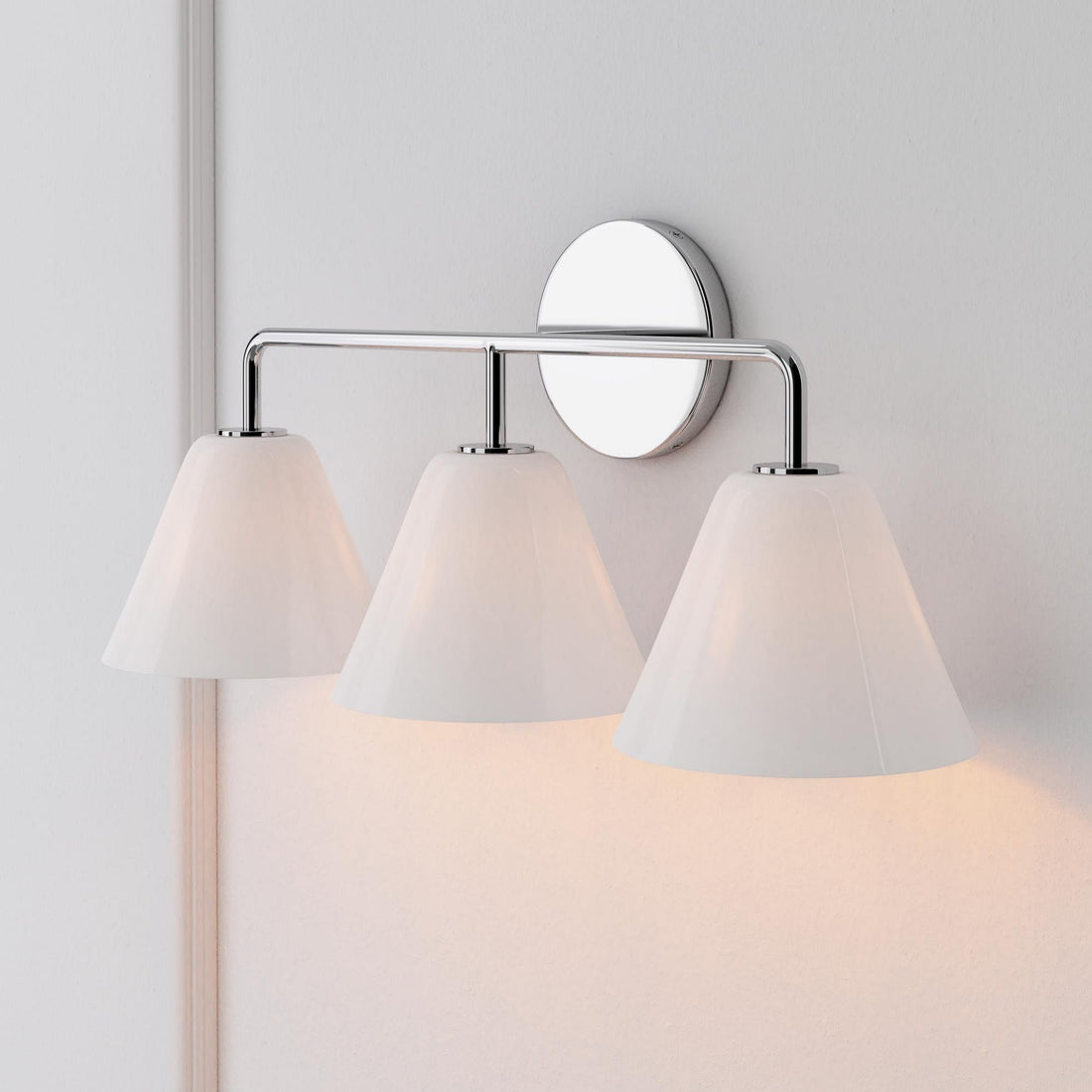 Applique murale Conica Cone - Éclairage moderne en verre à 1, 2 ou 3 lumières