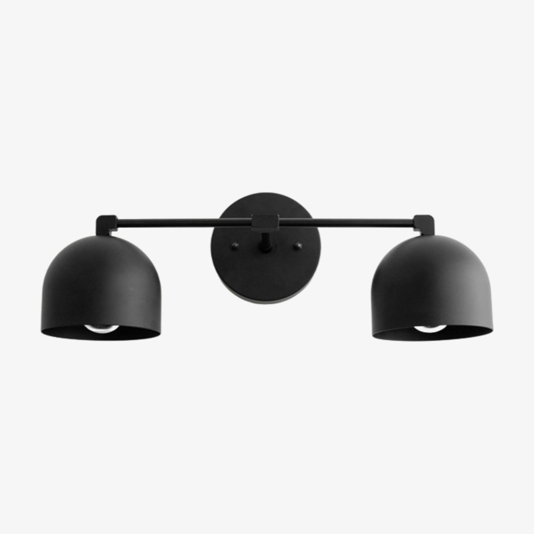 Metio Dome Mid-Century Deep Ball Vanity Lamp - Brass Wall Sconce