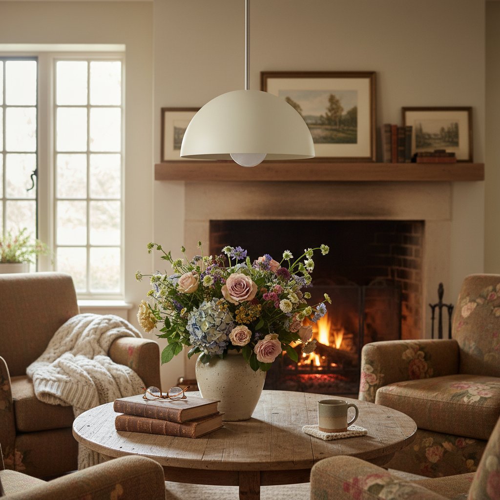 Metio Dome Neutral Dome Pendant - Modern Metal Accent Lighting