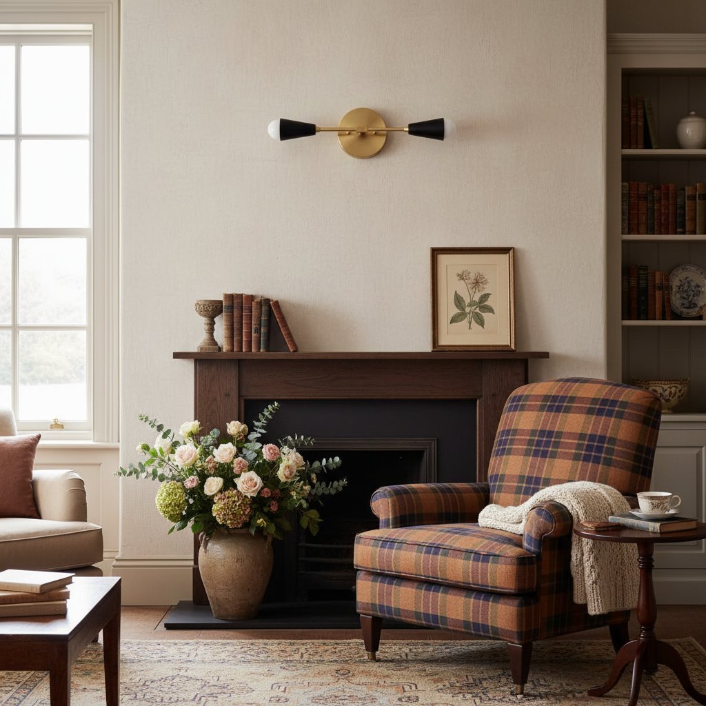 Mobilux Line Minimalist Vanity Light Fixture - Mid Century Bathroom Sconce