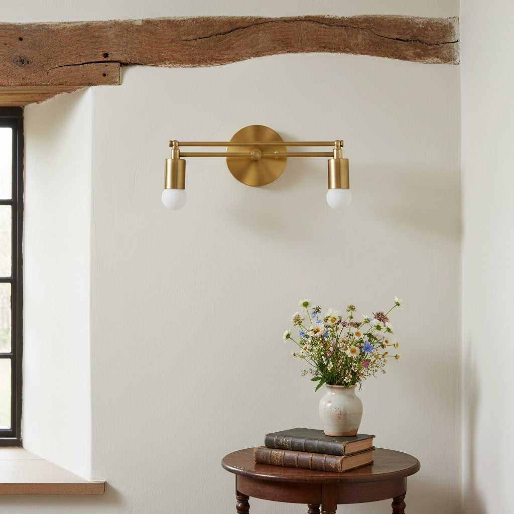 Mobilux Line Modern Vanity Light - Bathroom Wall Fixture in Art Deco Style