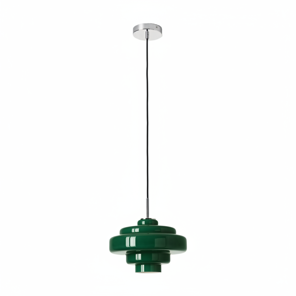 Koloro Millie Glass Pendant Light - Retro Style with Modern Elegance
